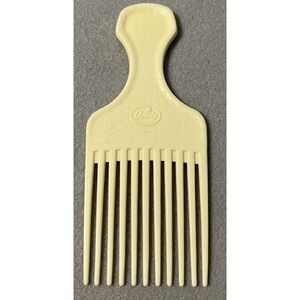 VINTAGE GOODY Ivory Alligator Hair Pick‎ 6.5 In Tease Comb